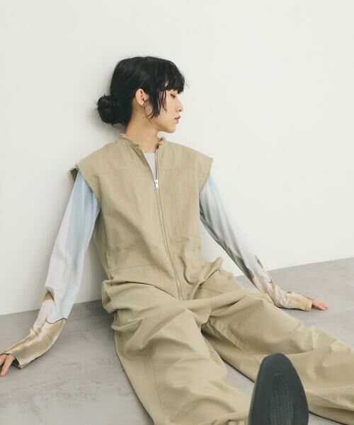 KBF / ケービーエフ サロペット・オールインワン | フロントZIPジャンプスーツ | 詳細3