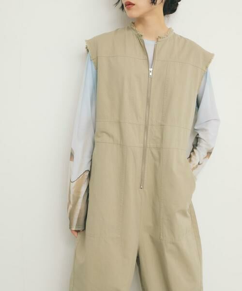 KBF / ケービーエフ サロペット・オールインワン | フロントZIPジャンプスーツ | 詳細4