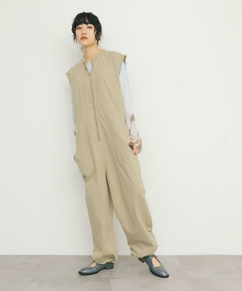 KBF / ケービーエフ サロペット・オールインワン | フロントZIPジャンプスーツ | 詳細8