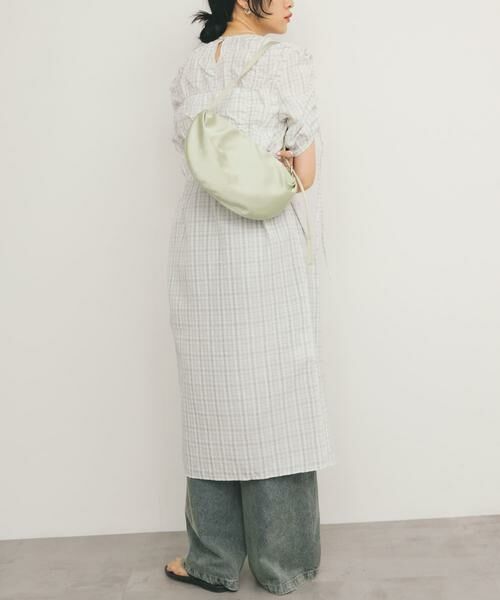 KBF / ケービーエフ ワンピース | ランダムシャーリングチェックワンピース | 詳細5
