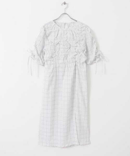 KBF / ケービーエフ ワンピース | ランダムシャーリングチェックワンピース | 詳細8