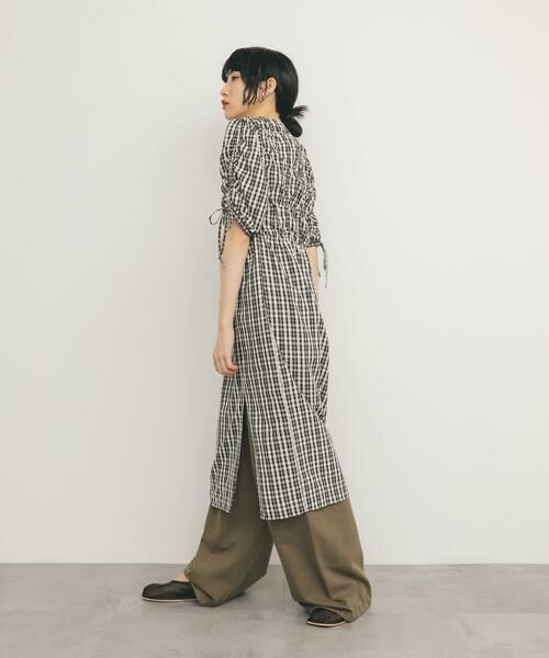 KBF / ケービーエフ ワンピース | ランダムシャーリングチェックワンピース | 詳細15