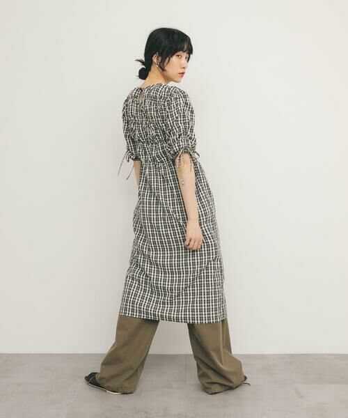 KBF / ケービーエフ ワンピース | ランダムシャーリングチェックワンピース | 詳細16