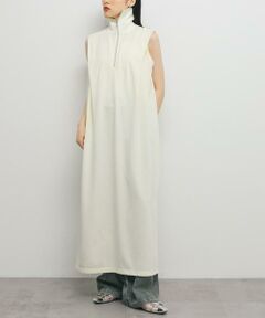 KBF / ケービーエフ ワンピース | ハーフZIPカットワンピース