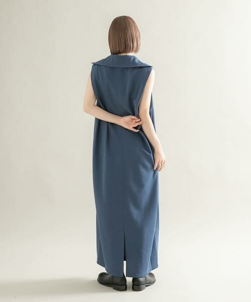 KBF / ケービーエフ ワンピース | ハーフZIPカットワンピース | 詳細5
