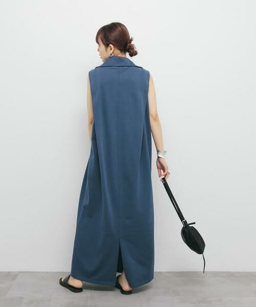 KBF / ケービーエフ ワンピース | ハーフZIPカットワンピース | 詳細7