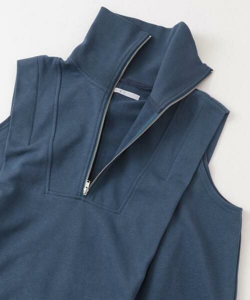 KBF / ケービーエフ ワンピース | ハーフZIPカットワンピース | 詳細9