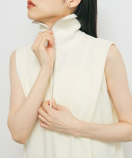 KBF / ケービーエフ ワンピース | ハーフZIPカットワンピース | 詳細16