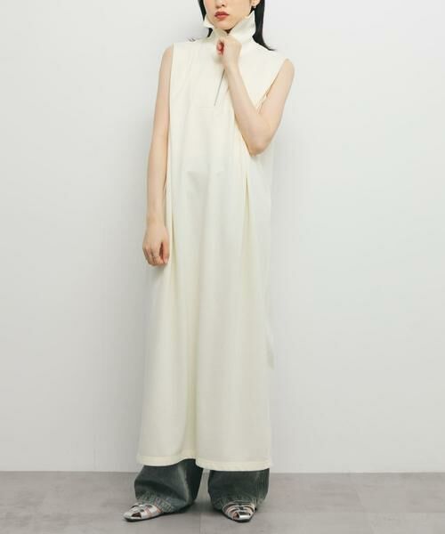 KBF / ケービーエフ ワンピース | ハーフZIPカットワンピース | 詳細18