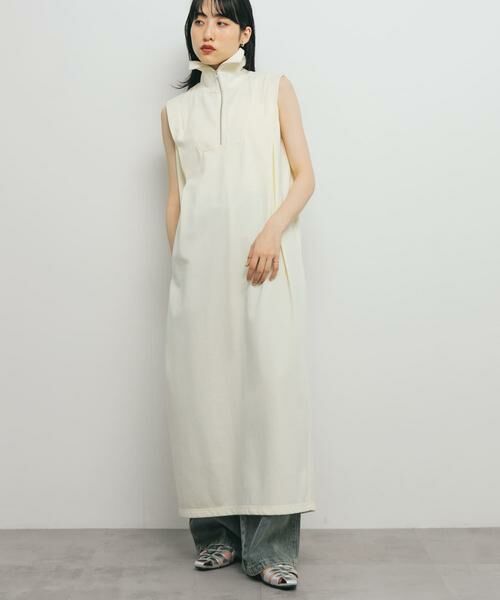 KBF / ケービーエフ ワンピース | ハーフZIPカットワンピース | 詳細19