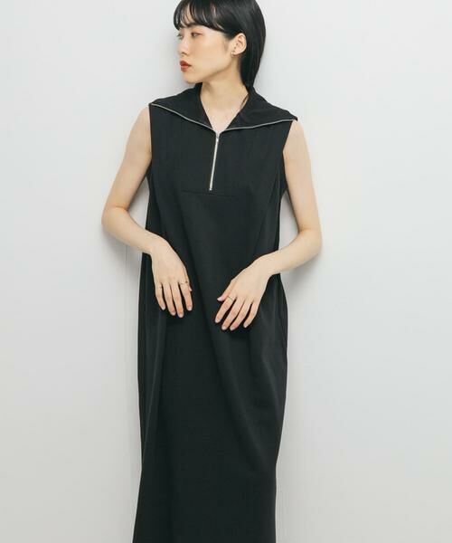 KBF / ケービーエフ ワンピース | ハーフZIPカットワンピース | 詳細25