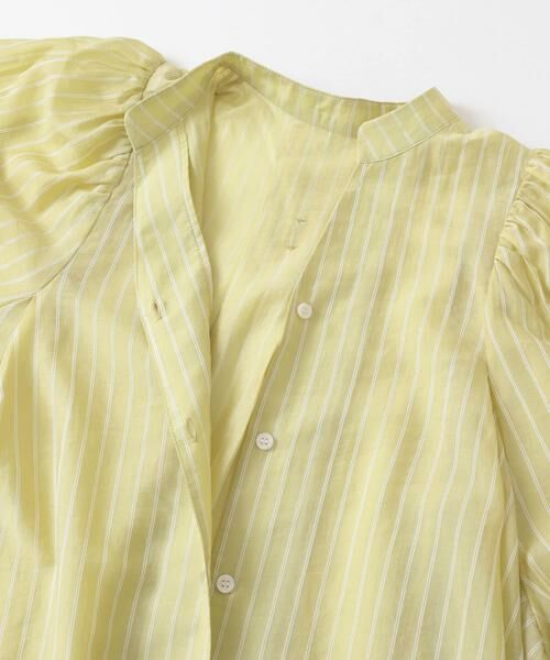 KBF / ケービーエフ ワンピース | ボリュームスリーブストライプミニワンピース | 詳細11