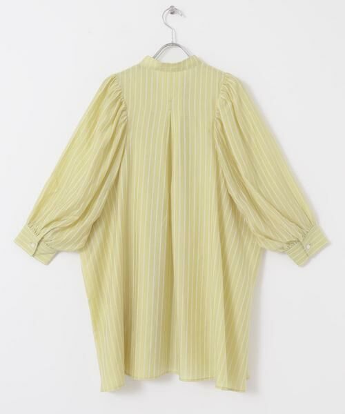 KBF / ケービーエフ ワンピース | ボリュームスリーブストライプミニワンピース | 詳細13