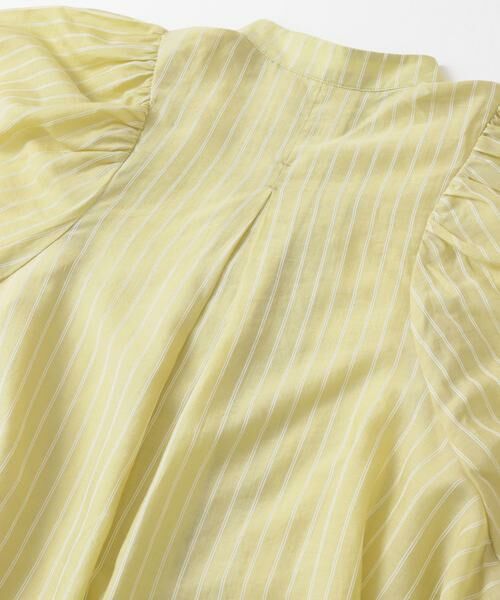 KBF / ケービーエフ ワンピース | ボリュームスリーブストライプミニワンピース | 詳細14