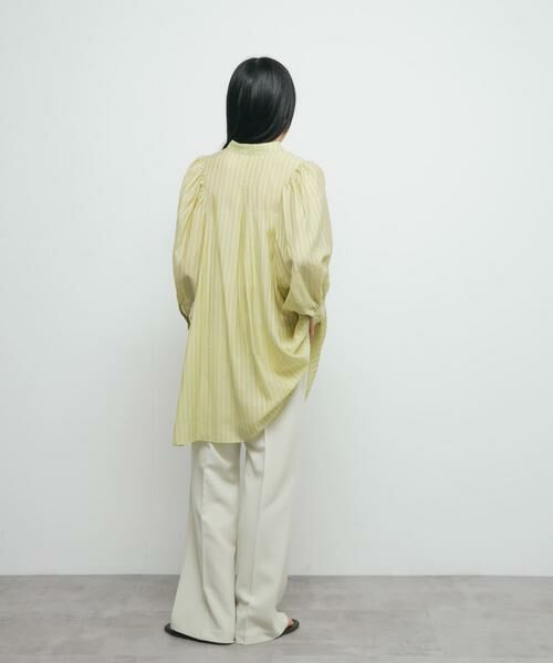 KBF / ケービーエフ ワンピース | ボリュームスリーブストライプミニワンピース | 詳細9