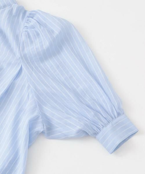 KBF / ケービーエフ ワンピース | ボリュームスリーブストライプミニワンピース | 詳細24