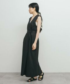 KBF / ケービーエフ ワンピース | カシュクールラップジャンパースカート