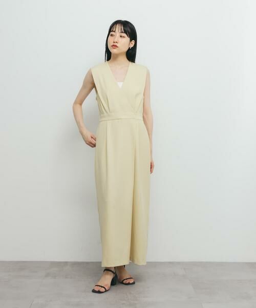 KBF / ケービーエフ ワンピース | カシュクールラップジャンパースカート | 詳細5