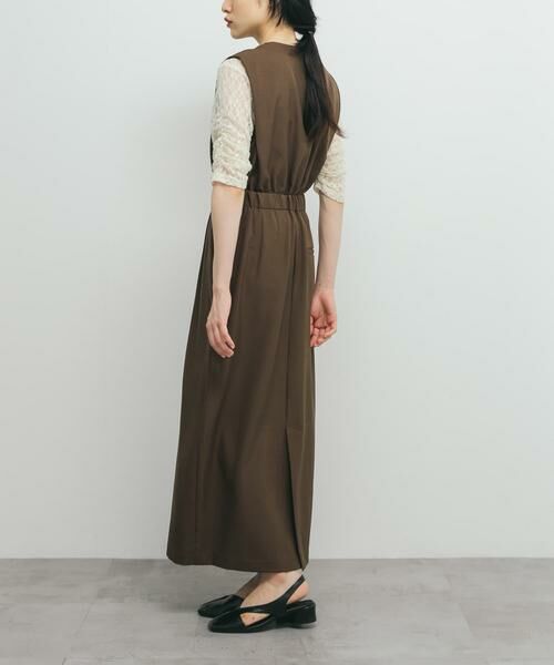 KBF / ケービーエフ ワンピース | カシュクールラップジャンパースカート | 詳細16