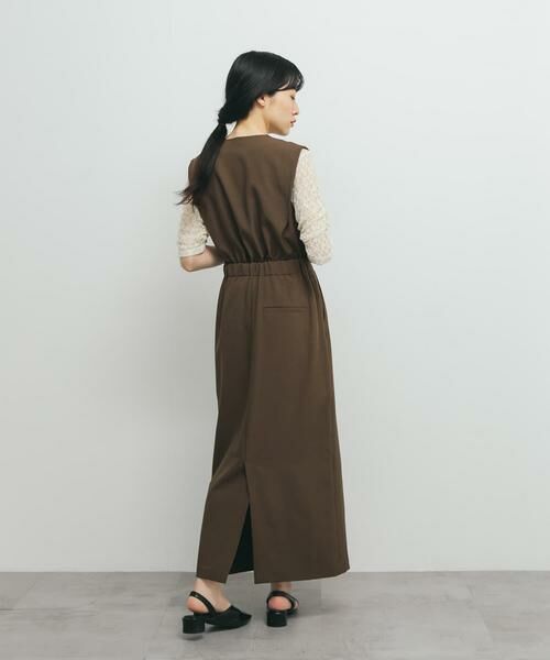 KBF / ケービーエフ ワンピース | カシュクールラップジャンパースカート | 詳細19