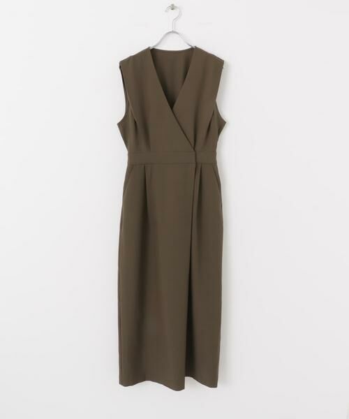 KBF / ケービーエフ ワンピース | カシュクールラップジャンパースカート | 詳細20