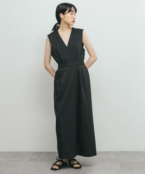 KBF / ケービーエフ ワンピース | カシュクールラップジャンパースカート | 詳細27