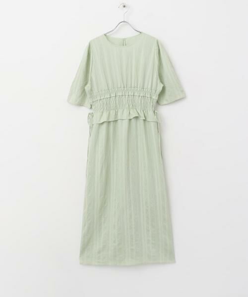 KBF / ケービーエフ ワンピース | フリルシャーリングドッキングワンピース | 詳細7
