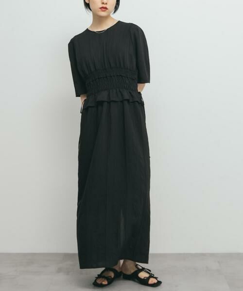 KBF / ケービーエフ ワンピース | フリルシャーリングドッキングワンピース | 詳細14