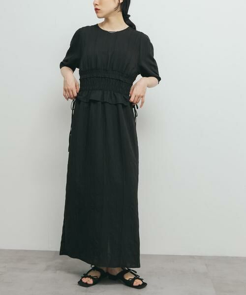 KBF / ケービーエフ ワンピース | フリルシャーリングドッキングワンピース | 詳細15