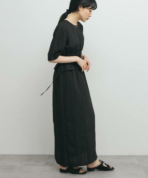 KBF / ケービーエフ ワンピース | フリルシャーリングドッキングワンピース | 詳細16