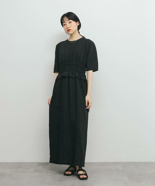 KBF / ケービーエフ ワンピース | フリルシャーリングドッキングワンピース | 詳細17