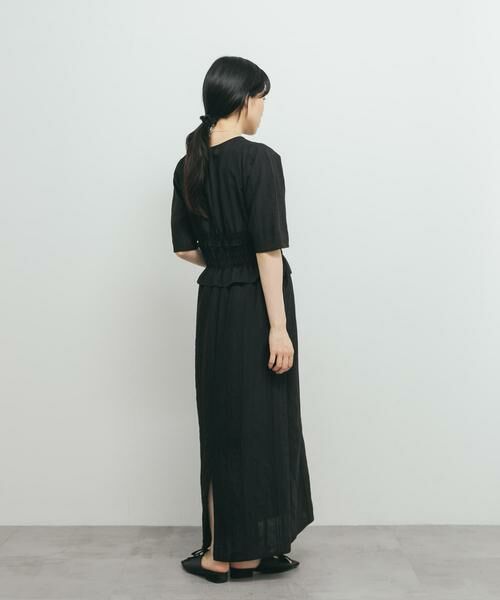 KBF / ケービーエフ ワンピース | フリルシャーリングドッキングワンピース | 詳細19