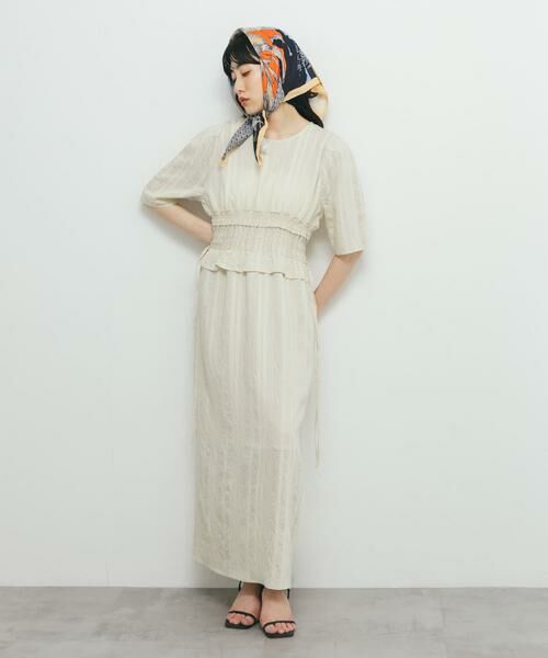 KBF / ケービーエフ ワンピース | フリルシャーリングドッキングワンピース | 詳細27