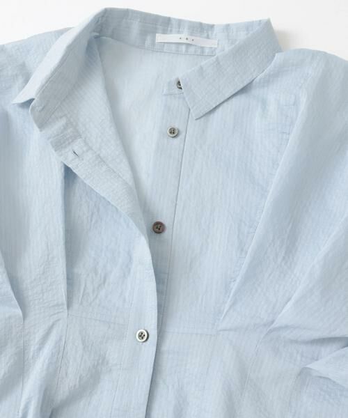 KBF / ケービーエフ ワンピース | ウエストタックシアーストライプミニワンピース | 詳細7