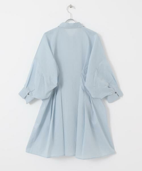 KBF / ケービーエフ ワンピース | ウエストタックシアーストライプミニワンピース | 詳細9