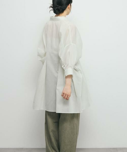 KBF / ケービーエフ ワンピース | ウエストタックシアーストライプミニワンピース | 詳細15