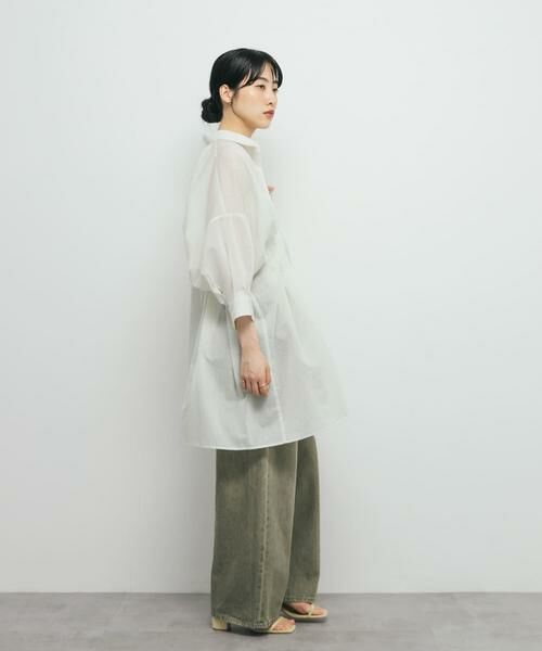 KBF / ケービーエフ ワンピース | ウエストタックシアーストライプミニワンピース | 詳細17