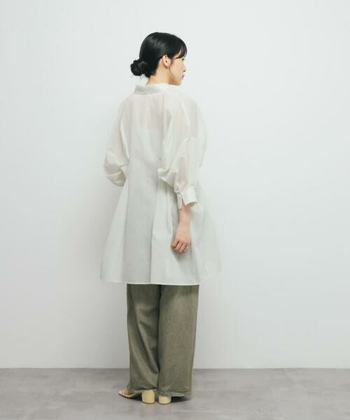 KBF / ケービーエフ ワンピース | ウエストタックシアーストライプミニワンピース | 詳細18