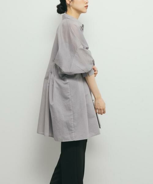 KBF / ケービーエフ ワンピース | ウエストタックシアーストライプミニワンピース | 詳細23