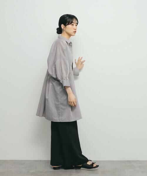 KBF / ケービーエフ ワンピース | ウエストタックシアーストライプミニワンピース | 詳細25