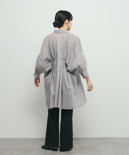 KBF / ケービーエフ ワンピース | ウエストタックシアーストライプミニワンピース | 詳細26