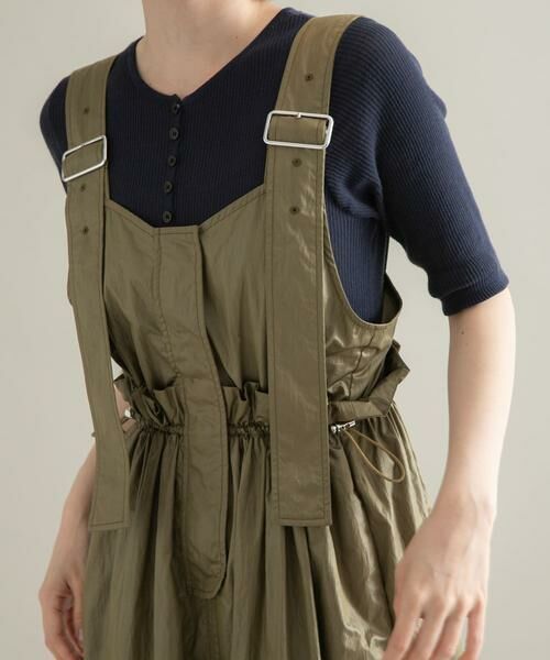 KBF / ケービーエフ ワンピース | ミリタリージャンパースカート | 詳細1