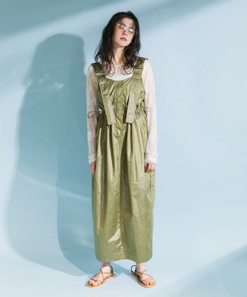 KBF / ケービーエフ ワンピース | ミリタリージャンパースカート | 詳細6