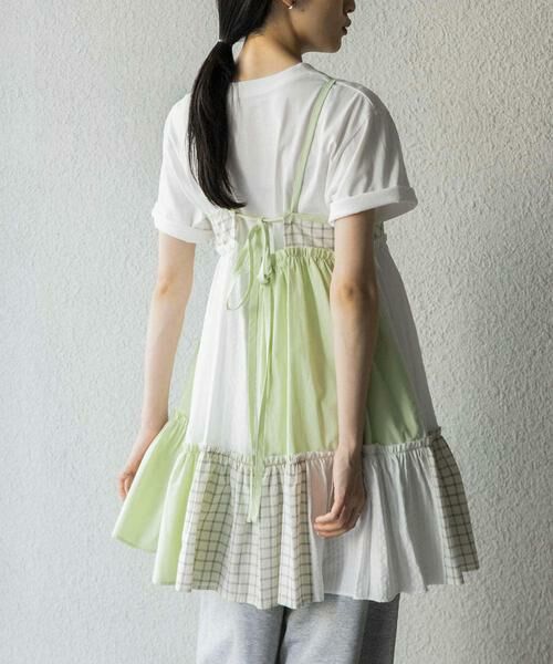 KBF / ケービーエフ ワンピース | パッチワークミニキャミワンピース | 詳細5