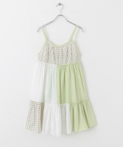 KBF / ケービーエフ ワンピース | パッチワークミニキャミワンピース | 詳細8