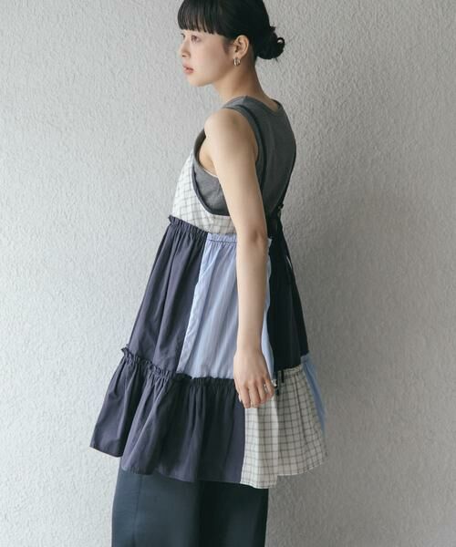 KBF / ケービーエフ ワンピース | パッチワークミニキャミワンピース | 詳細12