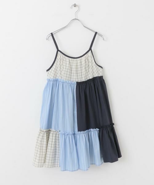 KBF / ケービーエフ ワンピース | パッチワークミニキャミワンピース | 詳細18