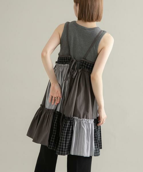 KBF / ケービーエフ ワンピース | パッチワークミニキャミワンピース | 詳細25