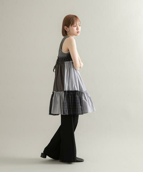 KBF / ケービーエフ ワンピース | パッチワークミニキャミワンピース | 詳細27