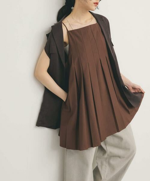 KBF / ケービーエフ ワンピース | タックプリーツミニワンピース | 詳細4